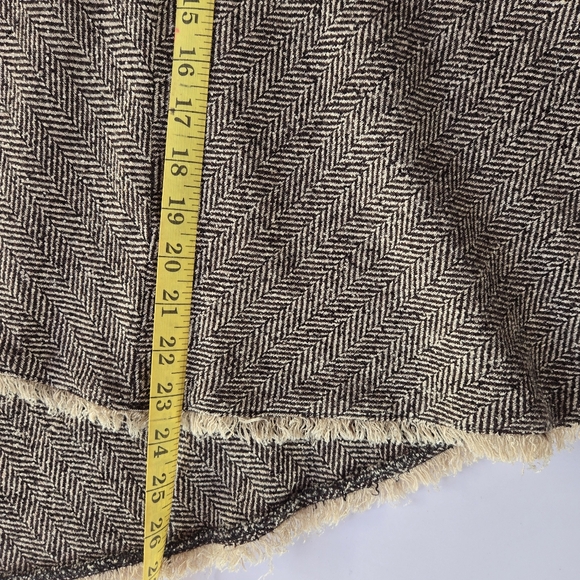 DKNY VTG Tweed Wool Asymetrical Skirt Size 12 - Picture 13 of 13